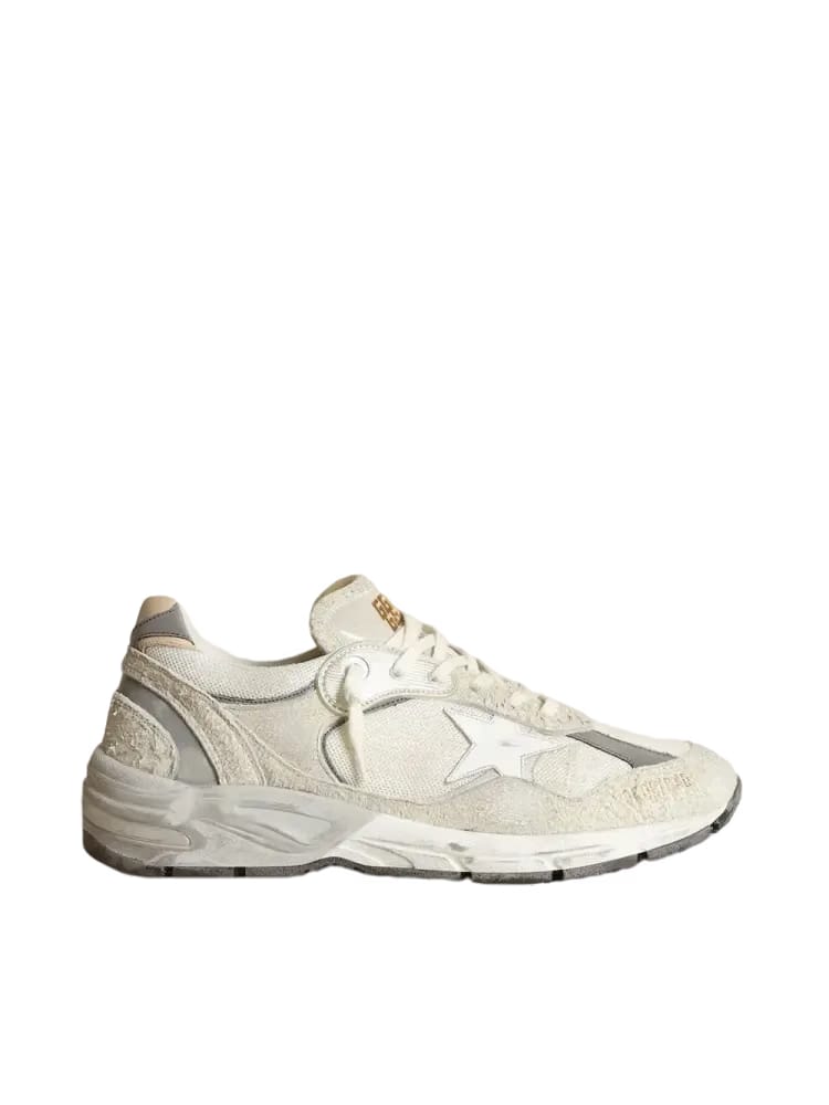 Golden Goose Running Dad Sneaker 'White & Silver'