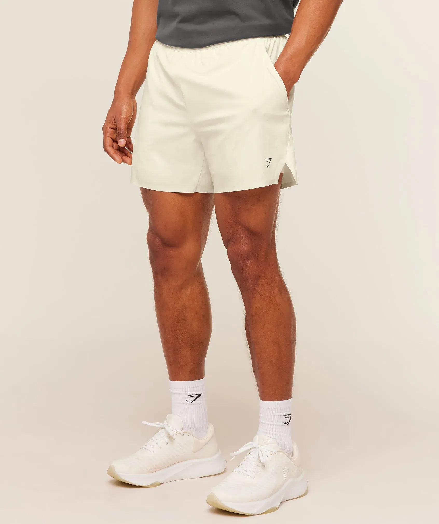Gymshark Evolve 5" Short Soft White