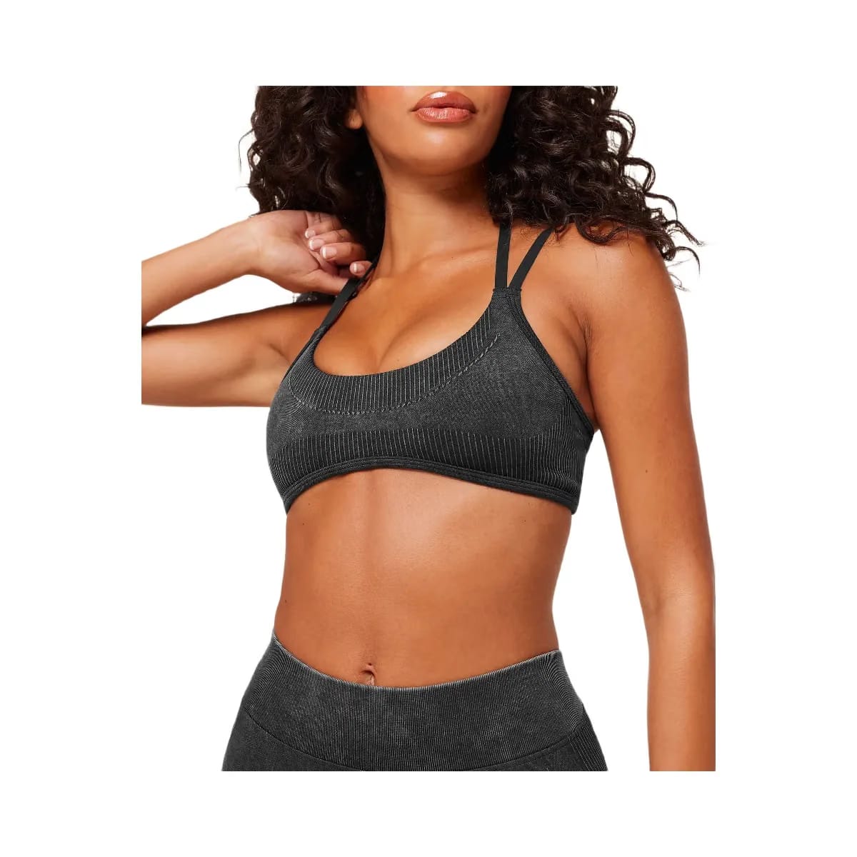Gymshark x Bratz Light Support Sports Bra "Black Wash"