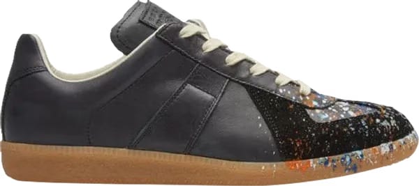Maison Margiela Replica Low Top Sneaker 'Black Paint Splash'