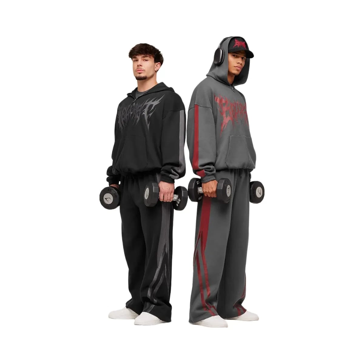 Gymshark x Carlos Belcast Zip Up Hoodie "GS Black"