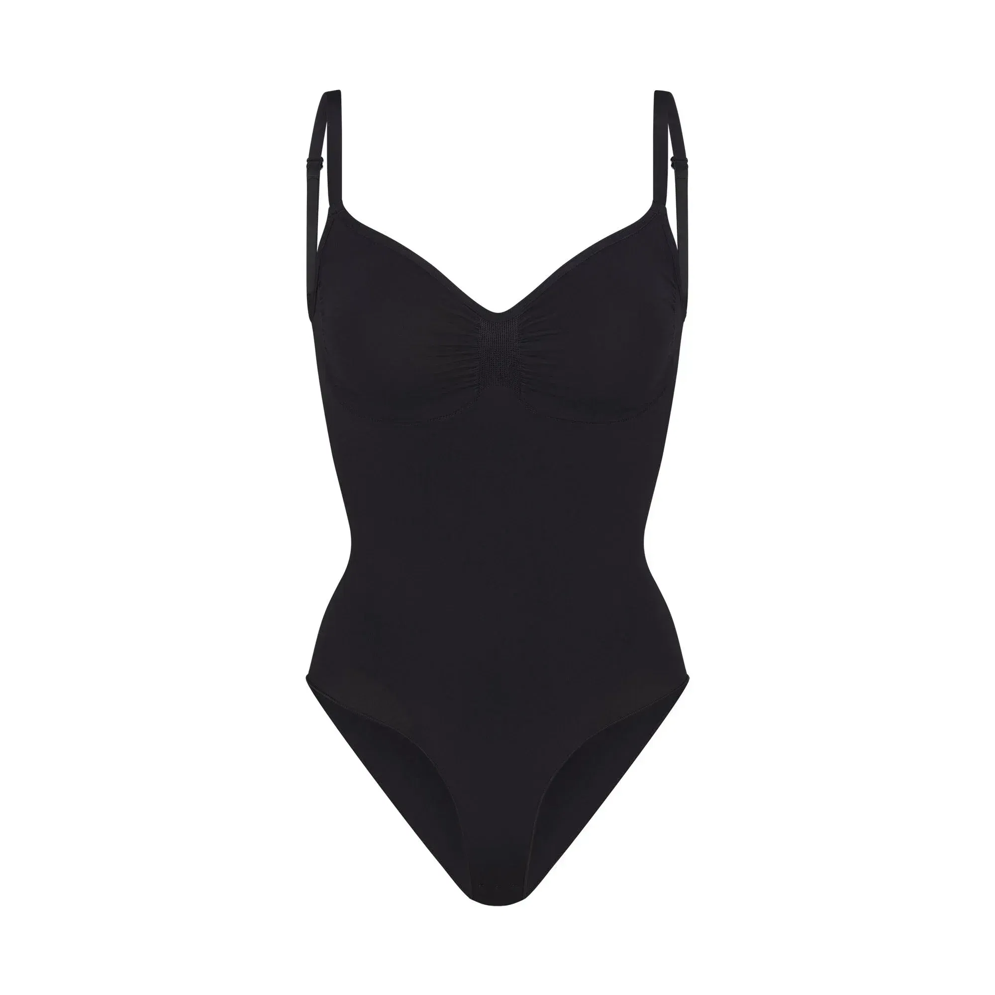 Skims Seamless Sculpt Brief Bodysuit Onyx