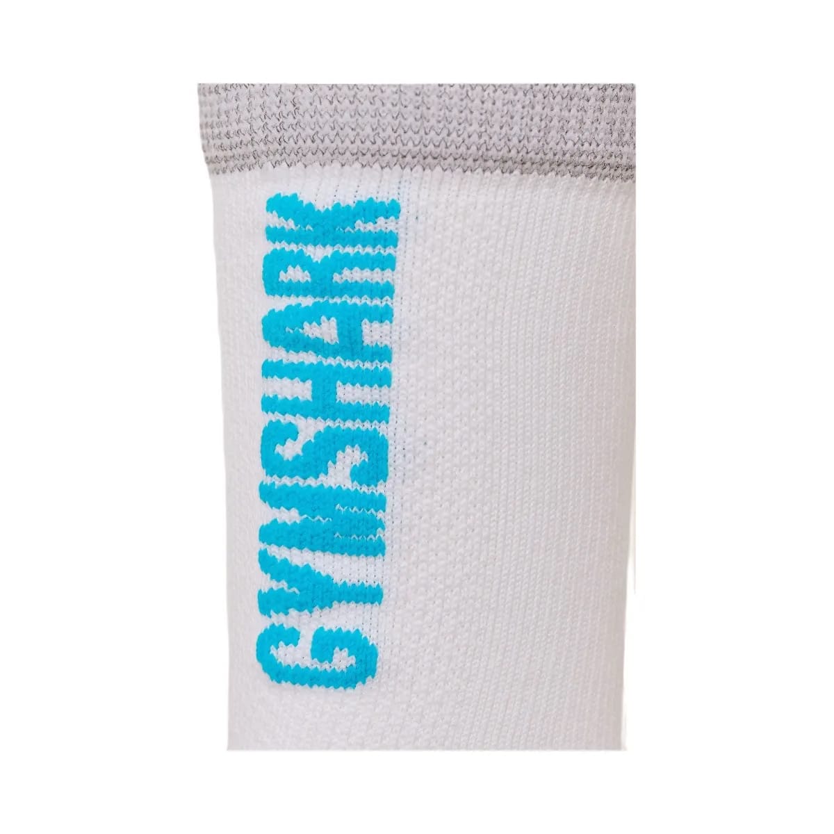 Gymshark Running Elite Crew Sock Single "White Brand Blue Sour Pink"