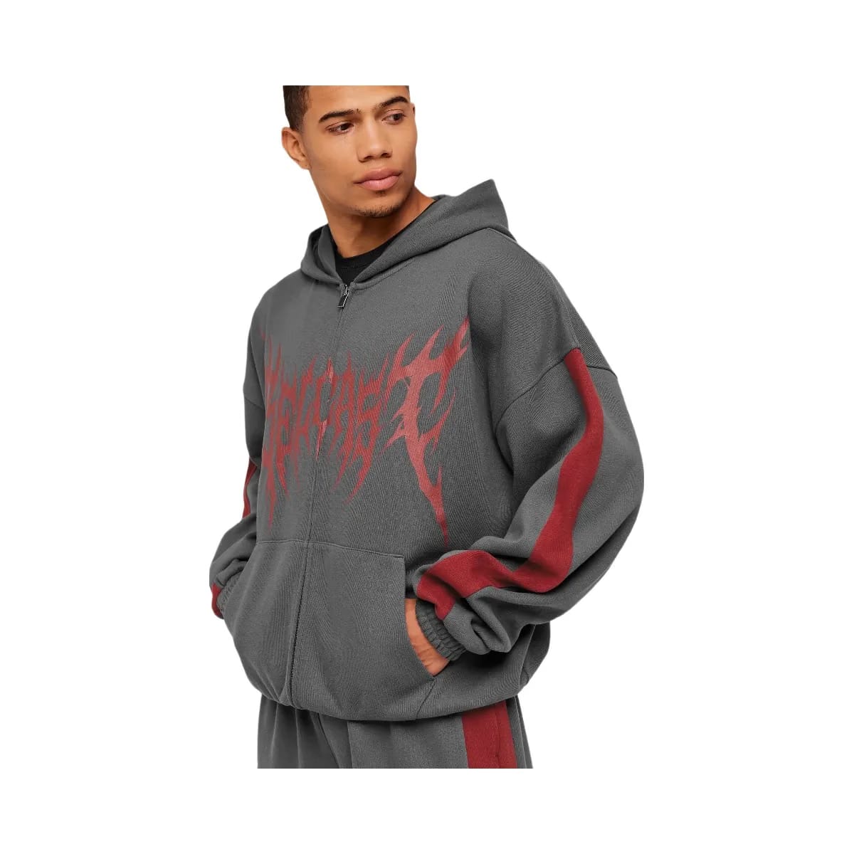 Gymshark x Carlos Belcast Zip Up Hoodie "Grey"