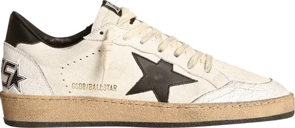 Golden Goose Ball Star White Black