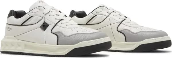 Valentino One Stud XL White Black