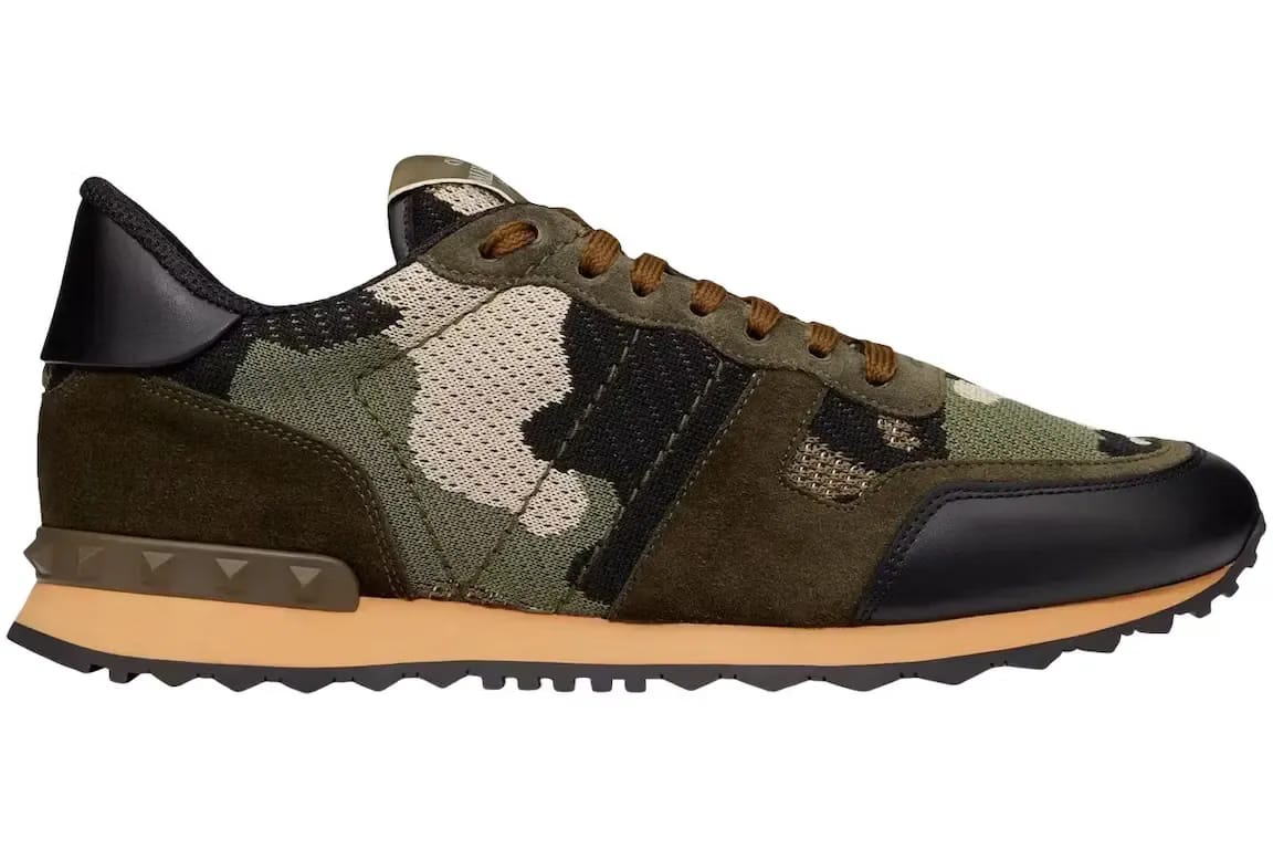 Valentino Rockrunner Army Green Camo
