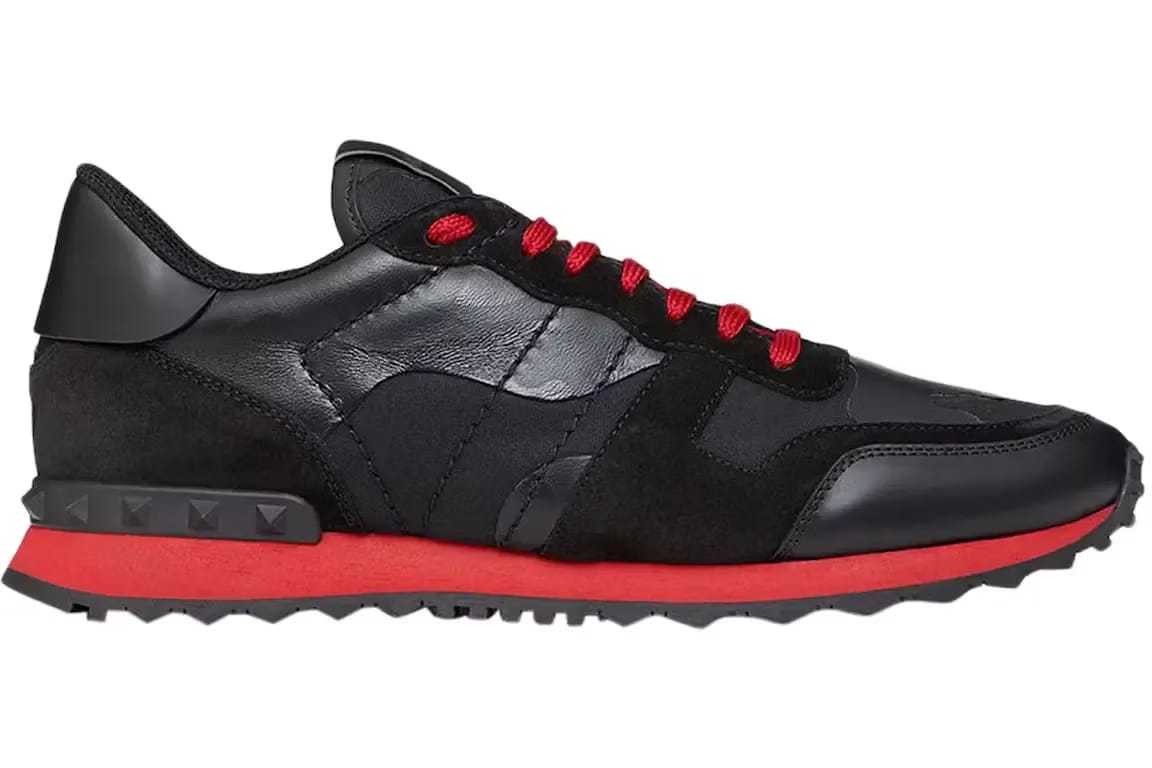 Valentino Rockrunner Sneaker 'Black/Valentino Red'