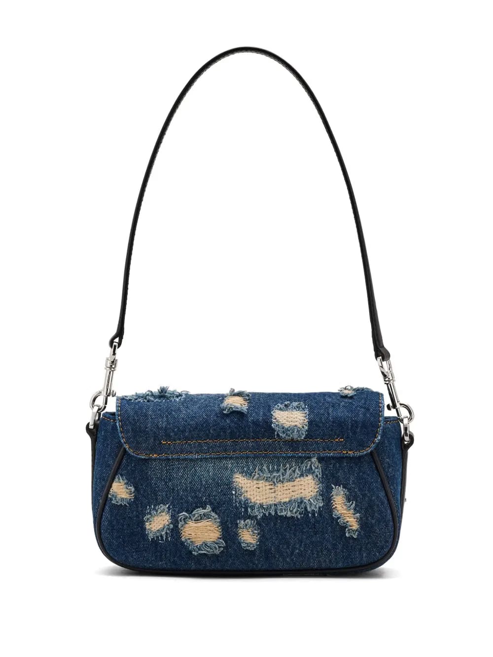 The Denim Clover Rip And Repair shoulder bag