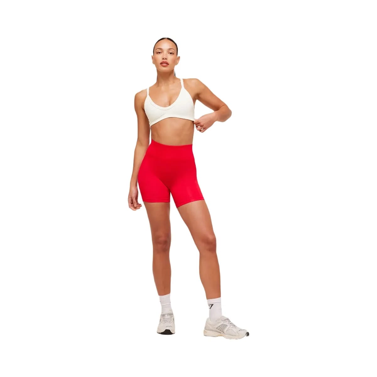 Gymshark Energise Seamless Sports Bra "Soft White"