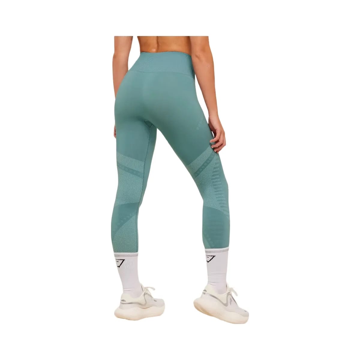 Gymshark Running Seamless Leggings "Storm Blue Lifestyle Blue"