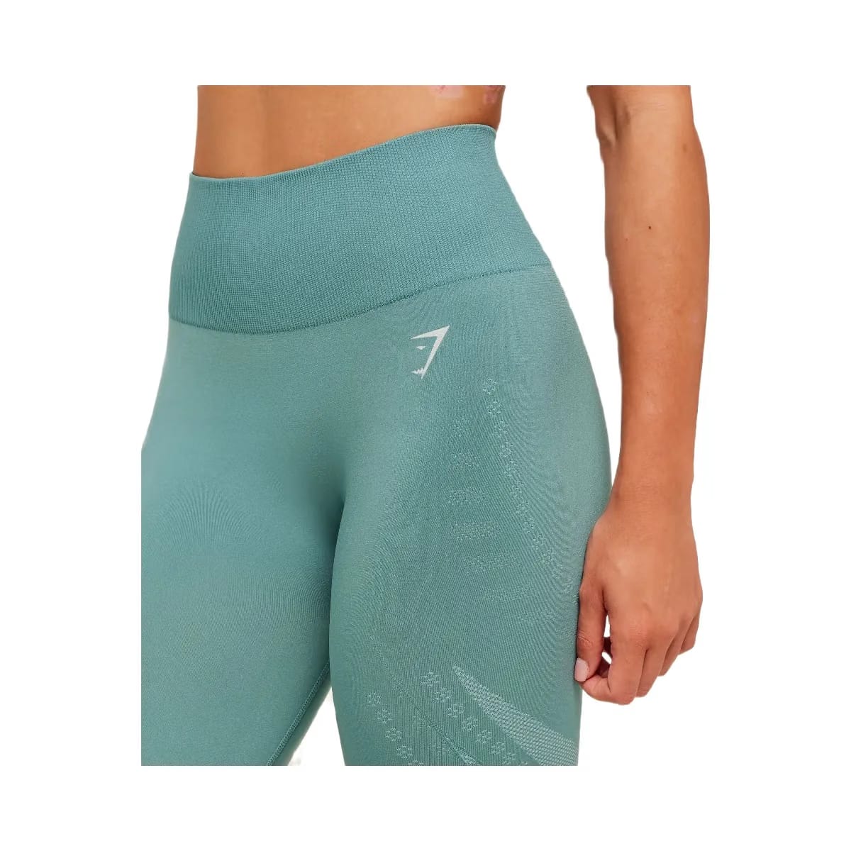 Gymshark Running Seamless Leggings "Storm Blue Lifestyle Blue"
