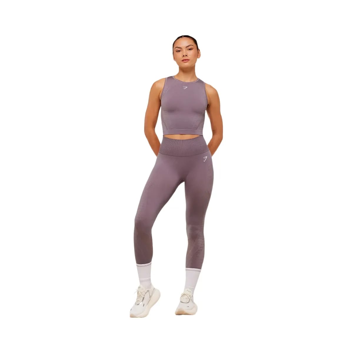 Gymshark Running Seamless Leggings "Dusk Purple Walnut Mauve"