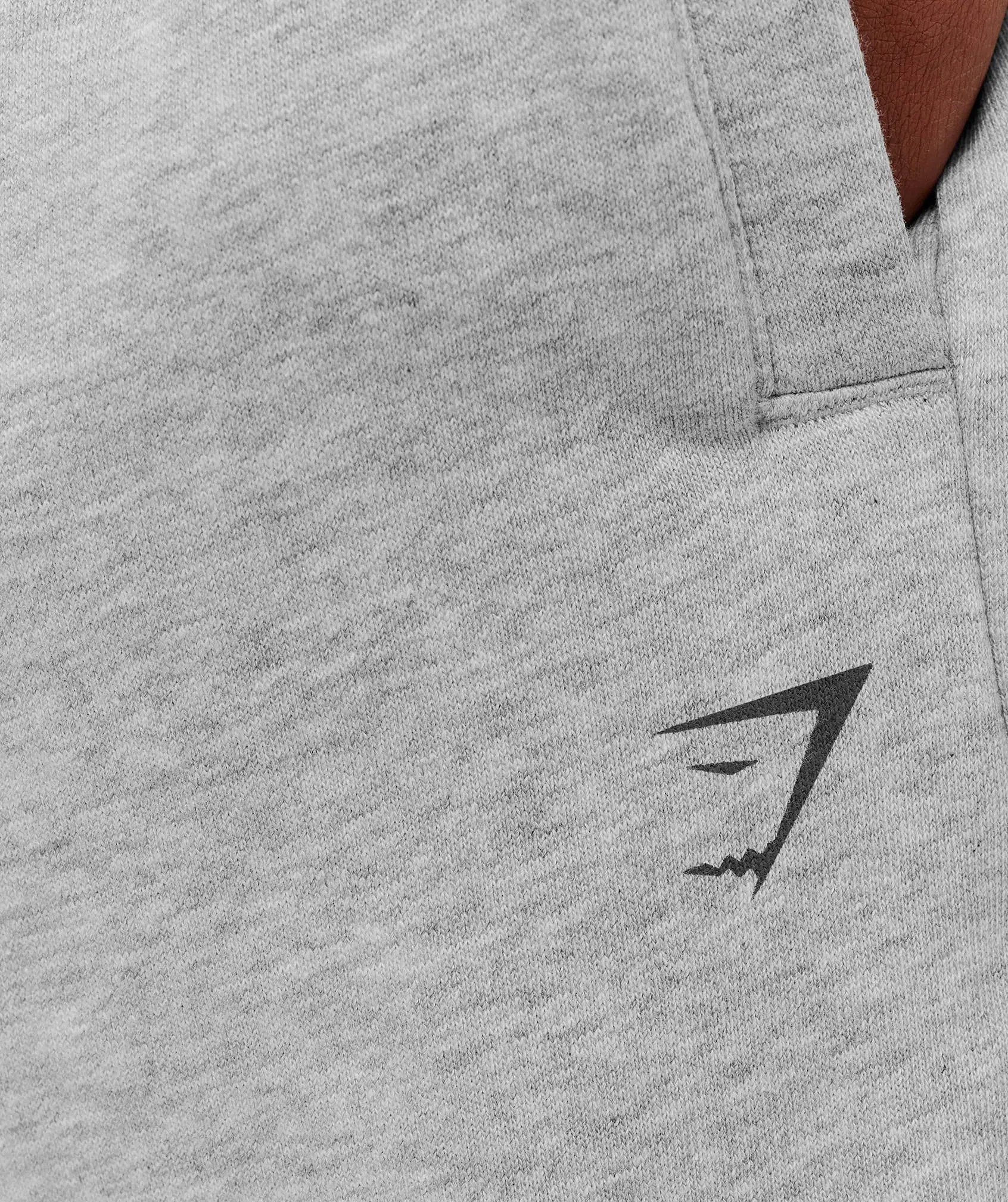 Gymshark Athletic Division Graphic Joggers Light Grey Core Marl