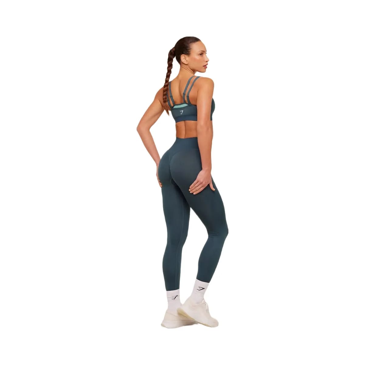 Gymshark Interval Seamless Leggings "Stealth Blue"
