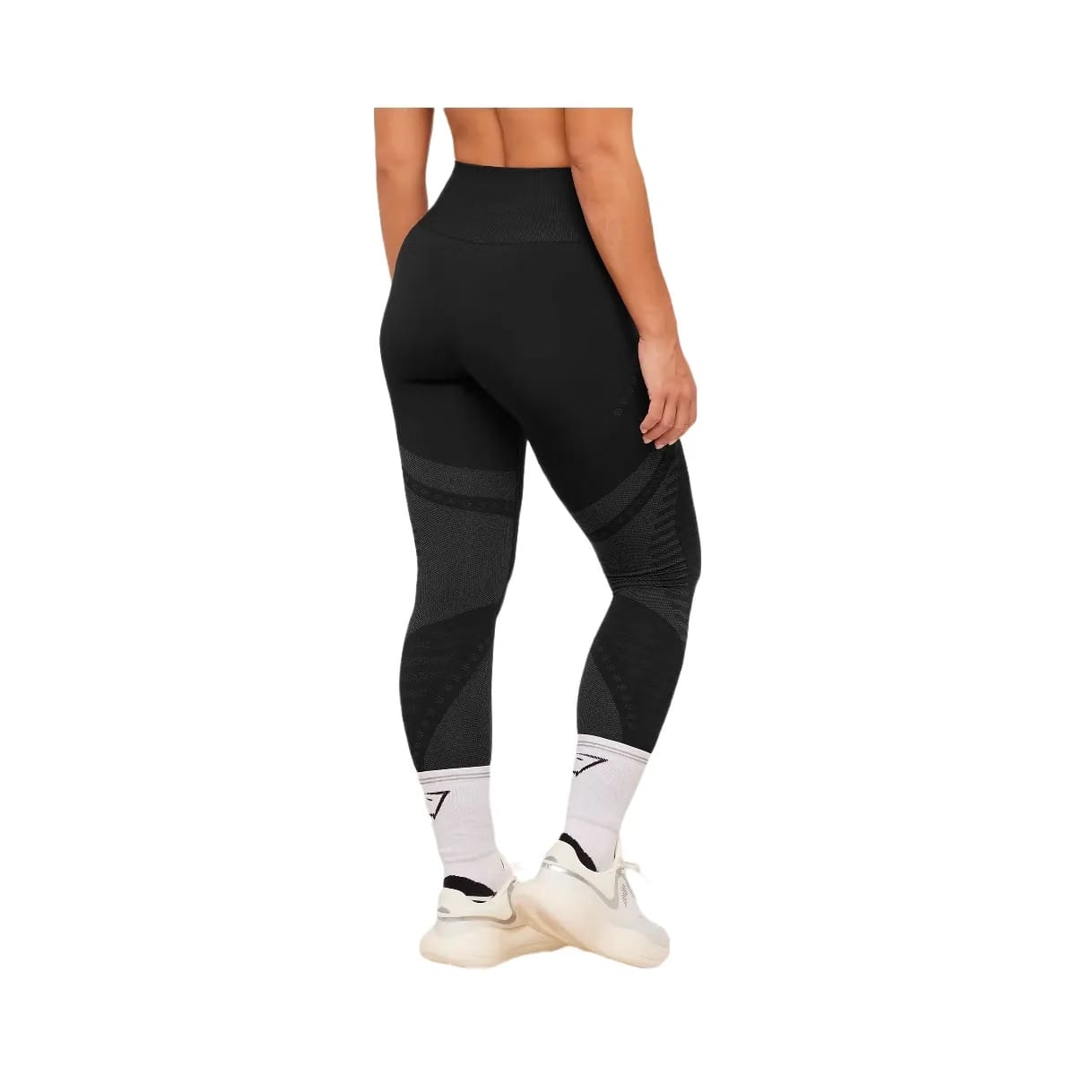 Gymshark Running Seamless Leggings "GS Black GS Asphalt Grey"