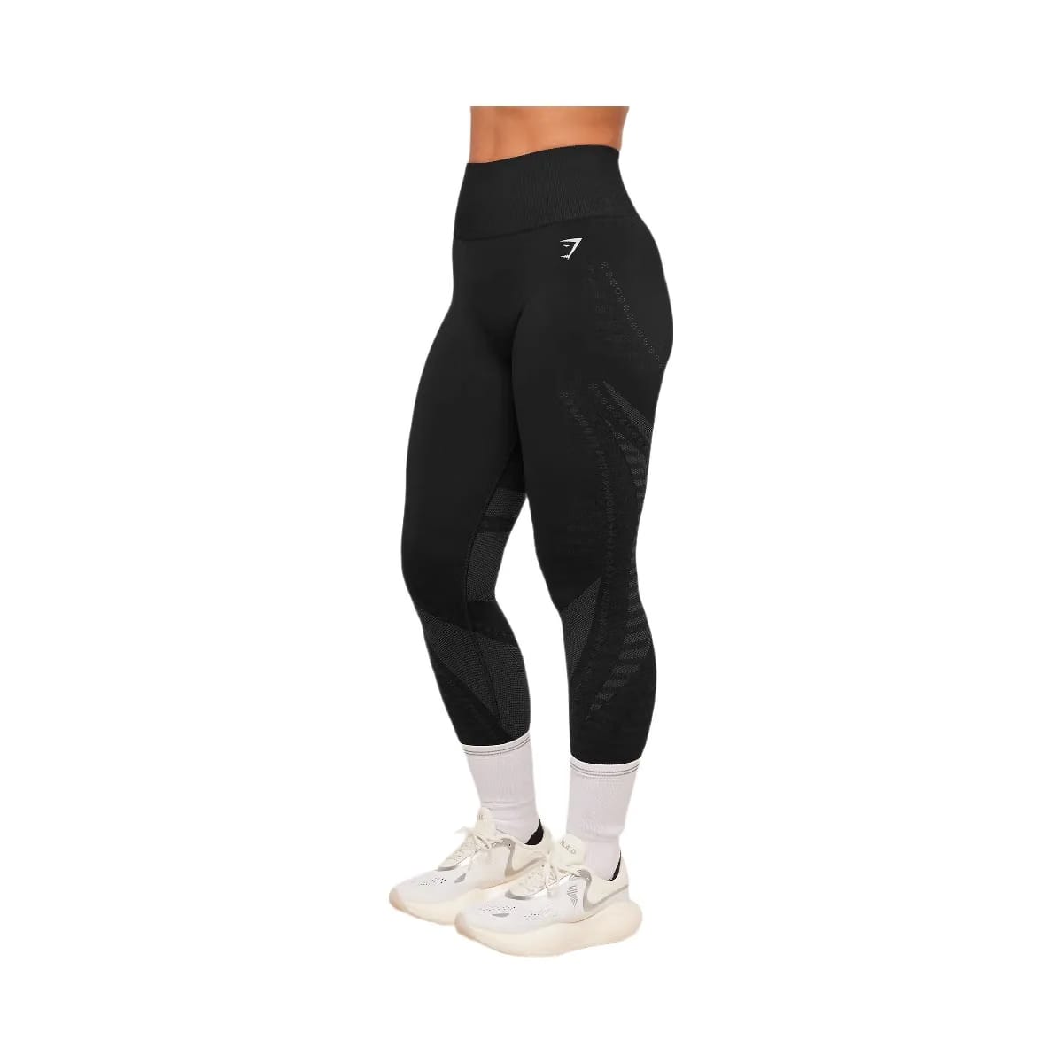 Gymshark Running Seamless Leggings "GS Black GS Asphalt Grey"