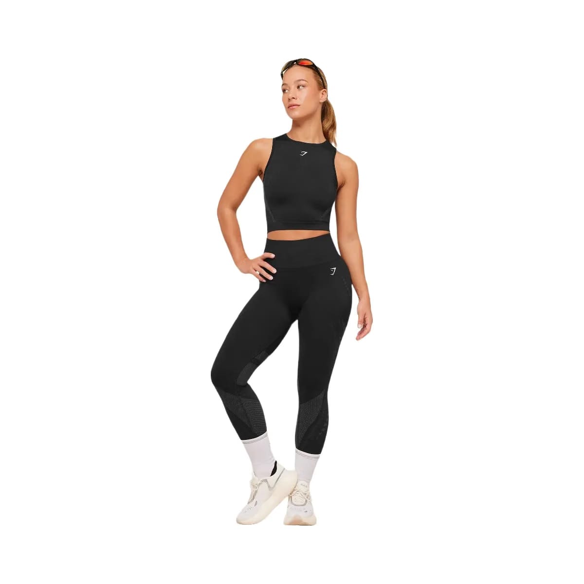 Gymshark Running Seamless Leggings "GS Black GS Asphalt Grey"