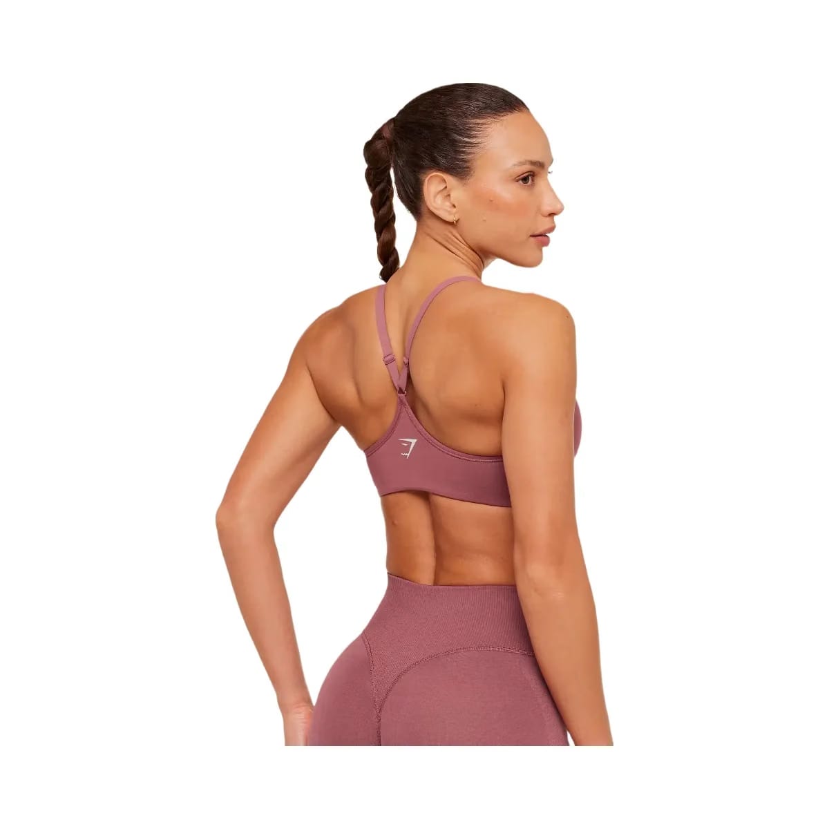 Gymshark Interval Seamless Light Support Sports Bra "Reset Pink"