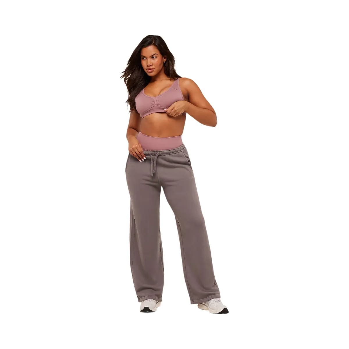 Gymshark Pump Straight Leg Pants "GS Cool Brown WASH"