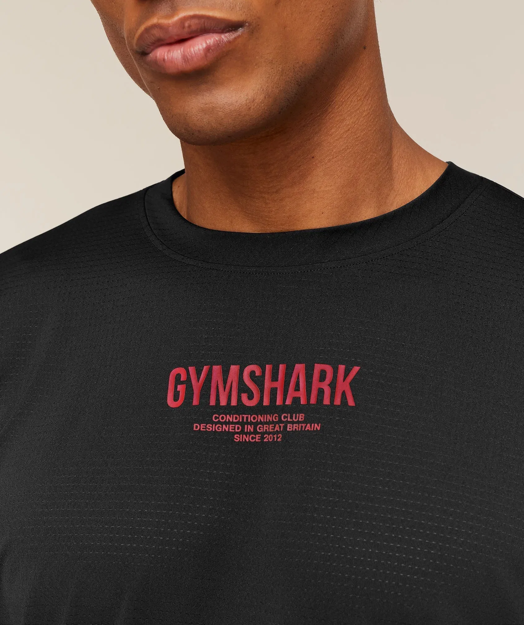 Gymshark Chrome Graphic T-Shirt Black