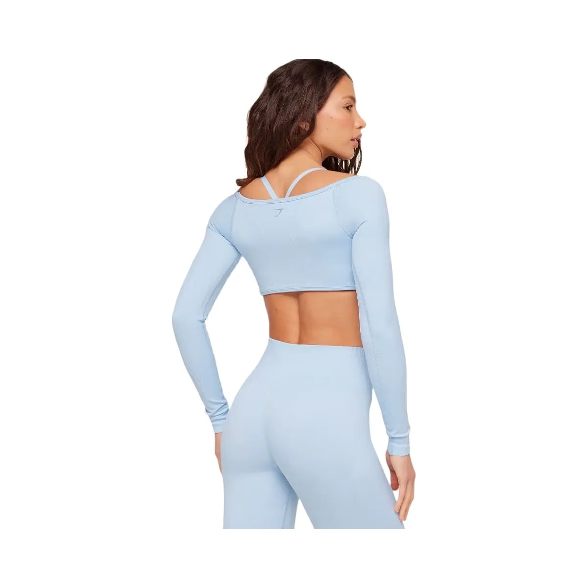 Gymshark Poise Long Sleeve Top "Chilled Blue"