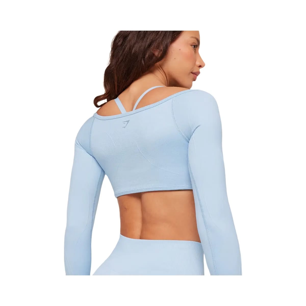 Gymshark Poise Long Sleeve Top "Chilled Blue"