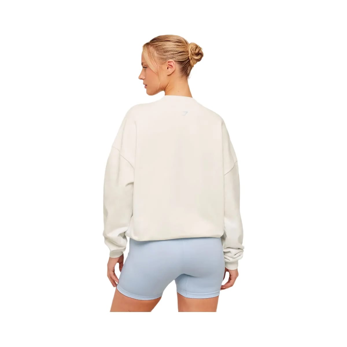 Gymshark Lifestyle Club Graphic Sweatshirt "Soft White"