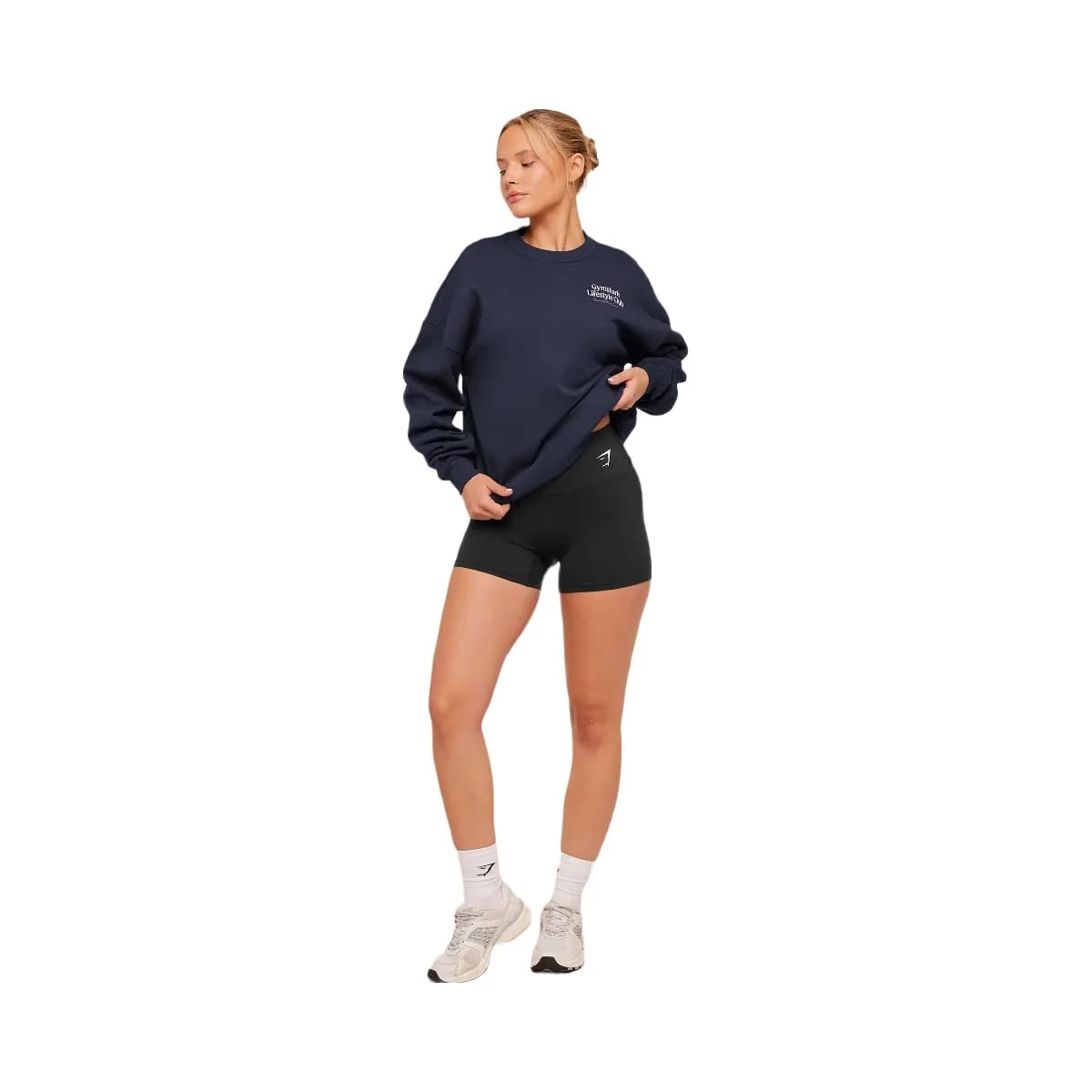 Gymshark Lifestyle Club Graphic Sweatshirt "Heavy Blue"