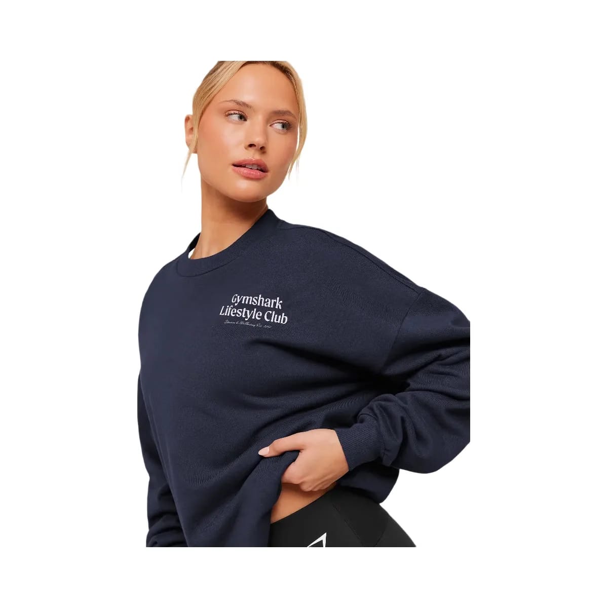 Gymshark Lifestyle Club Graphic Sweatshirt "Heavy Blue"