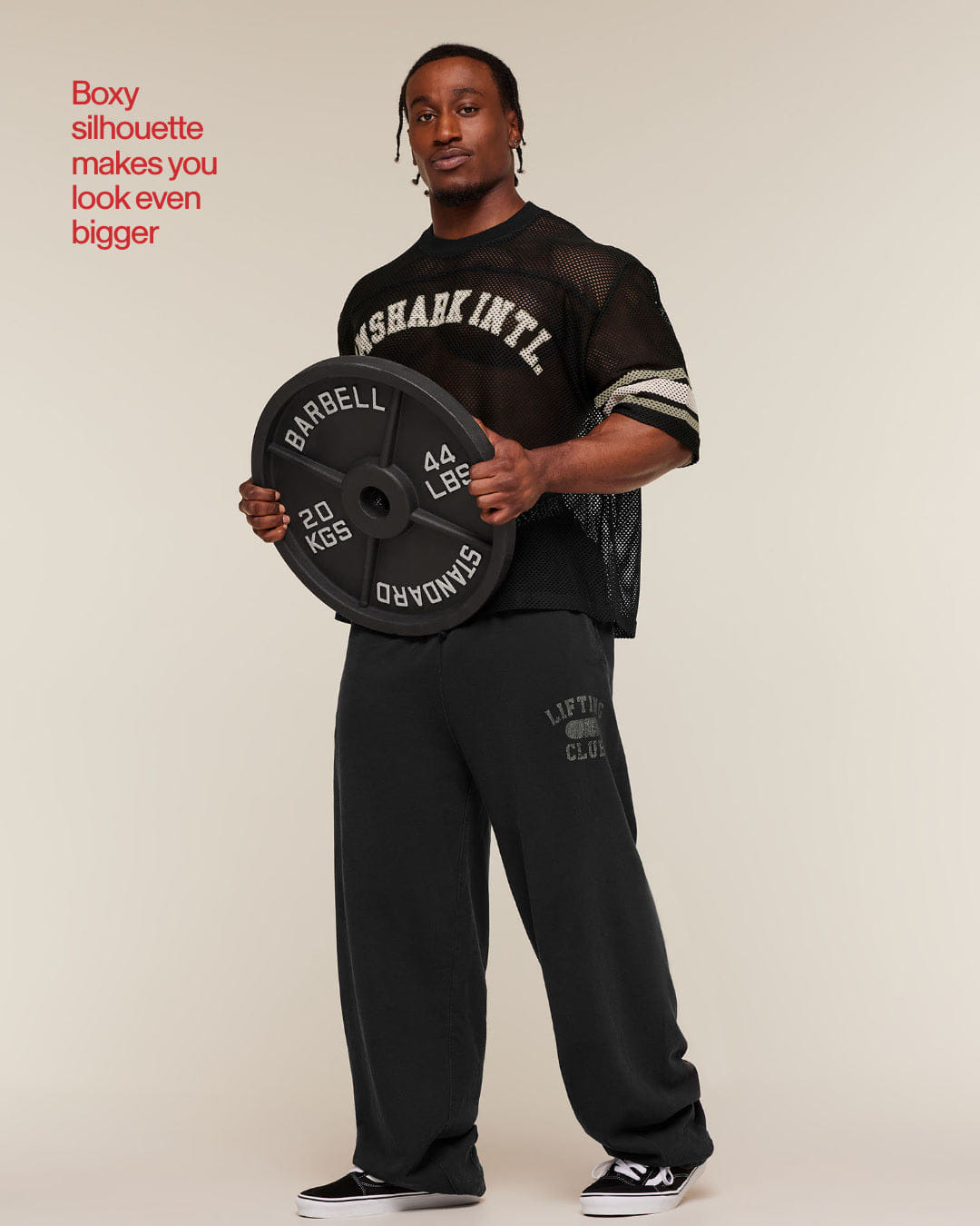 Gymshark Collective Mesh Contrast Jersey Black
