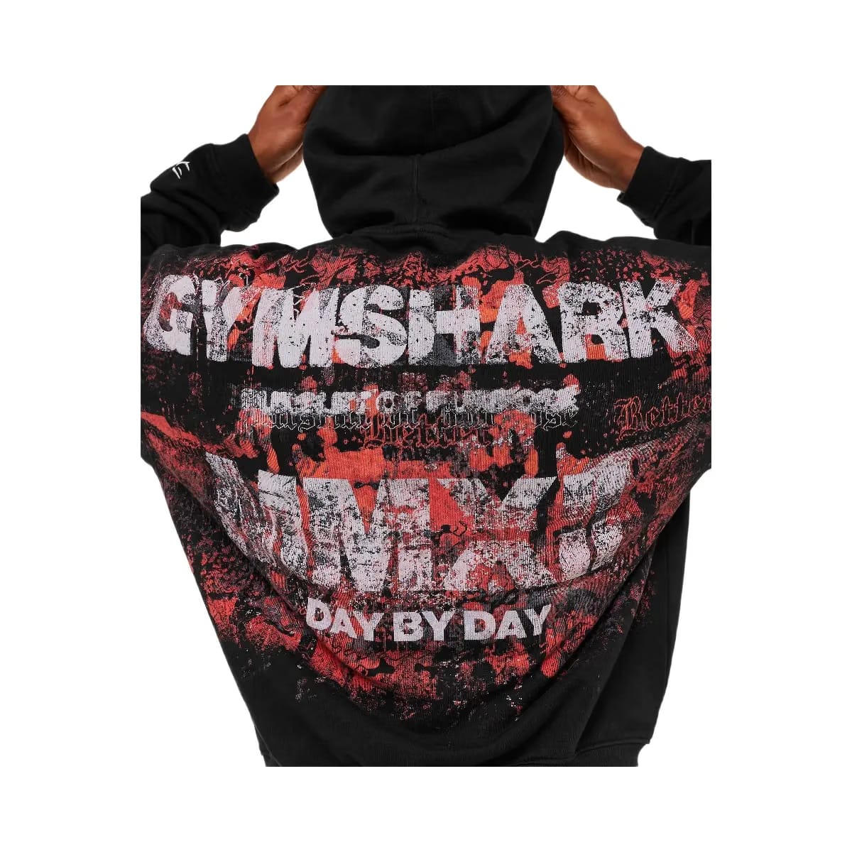 Gymshark Numerals Hoodie "Black"