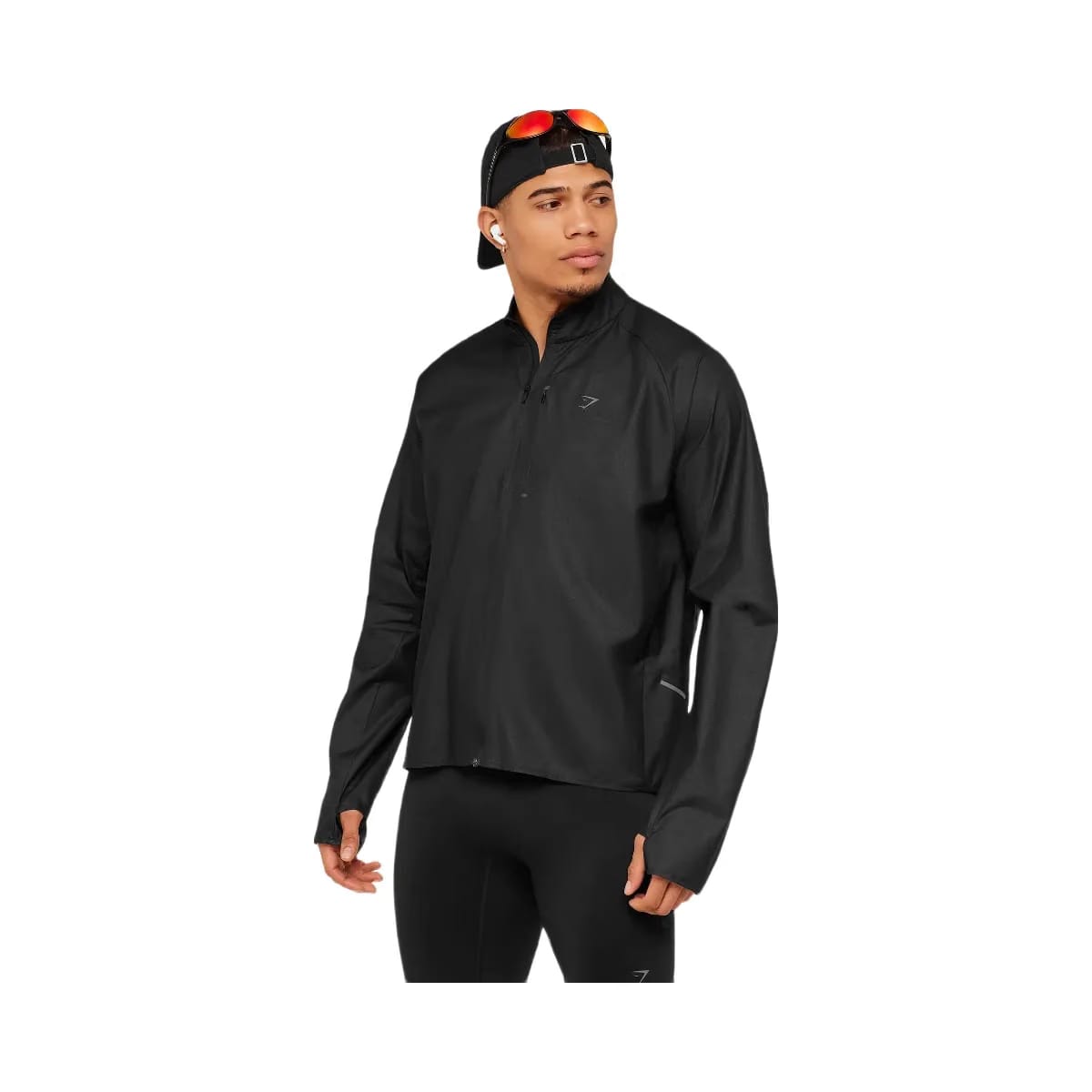 Gymshark Running Elite Lightweight Windbreaker "Black"
