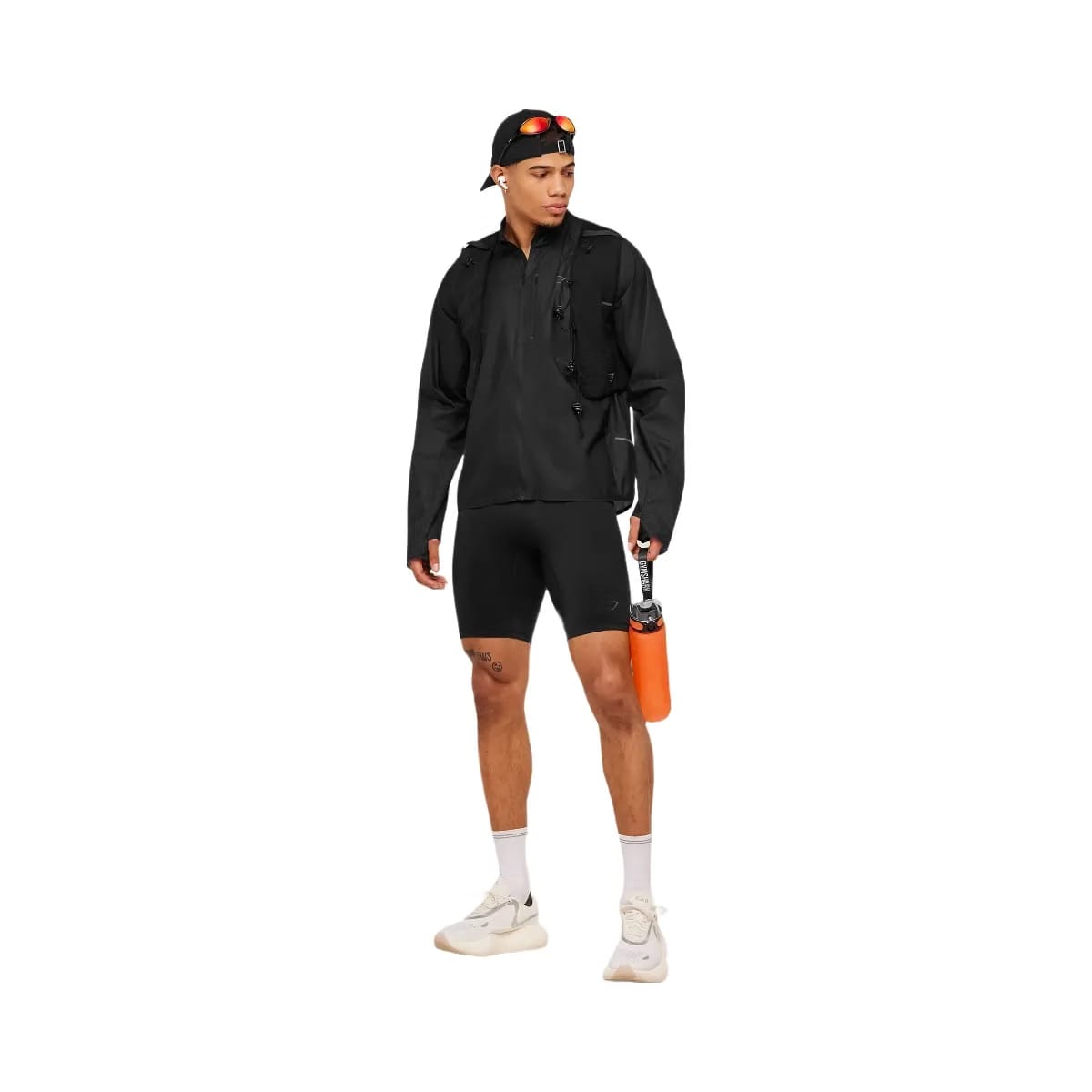 Gymshark Running Elite Lightweight Windbreaker "Black"