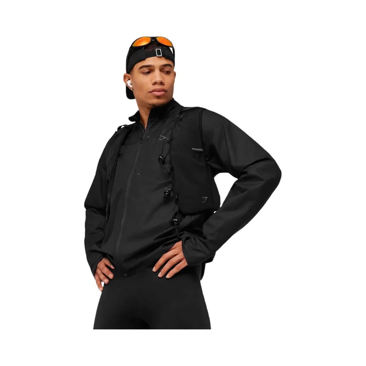 Gymshark Running Elite Lightweight Windbreaker Black