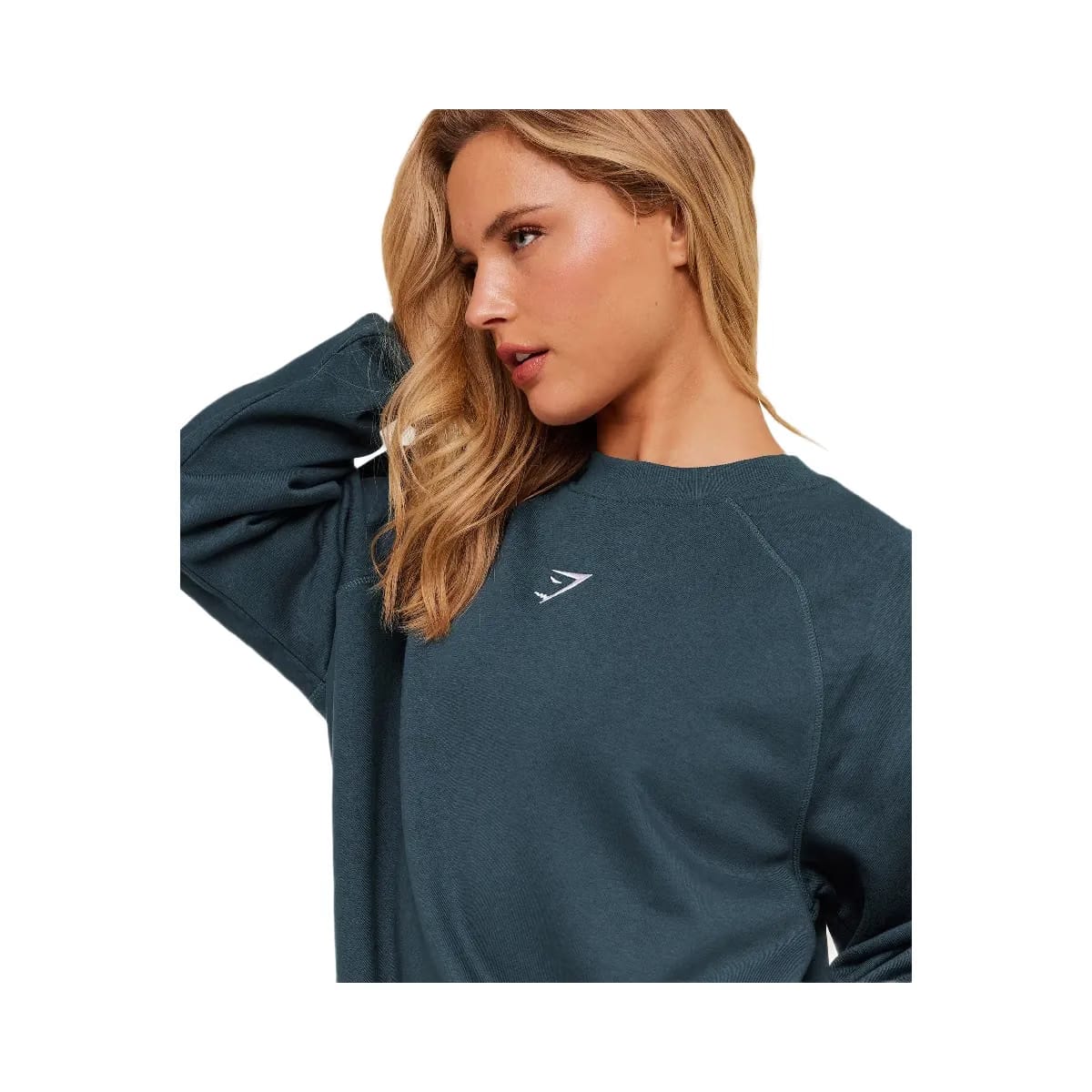 Gymshark Training Oversized Fleece Sweatshirt "GS Stealth Blue"