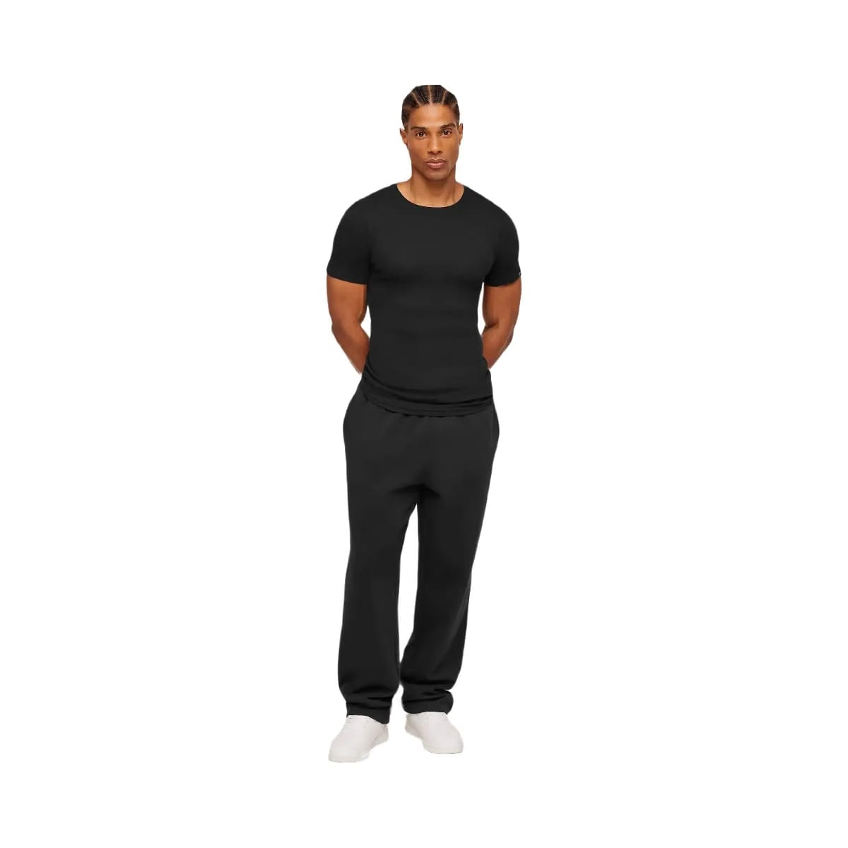 Gymshark Ribbed T-Shirt "Black"