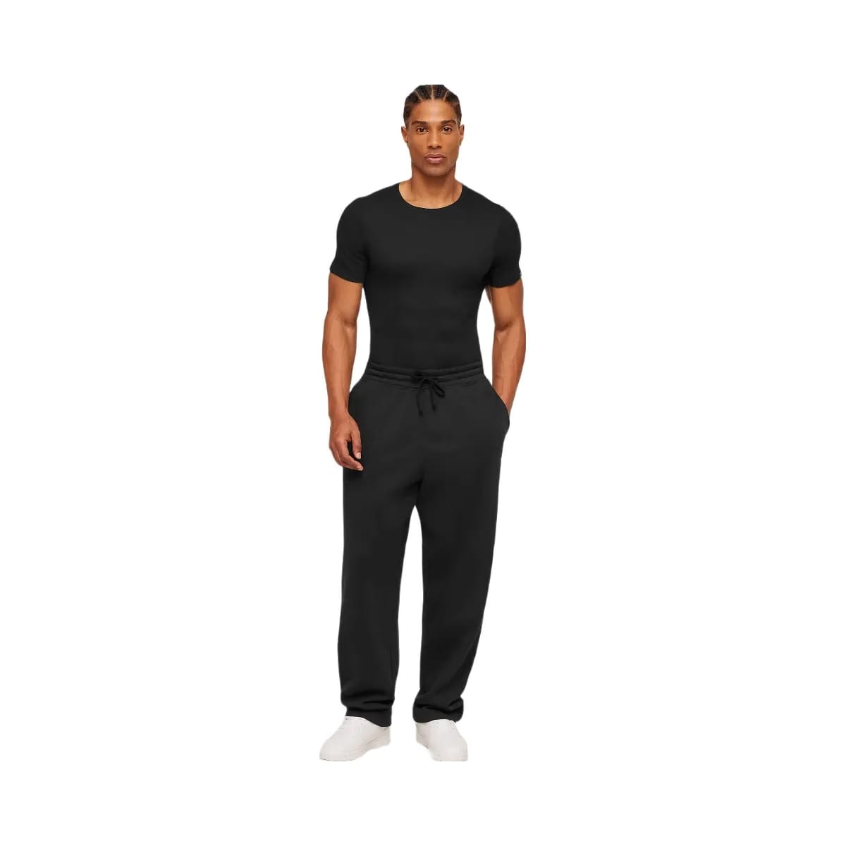 Gymshark Ribbed T-Shirt "Black"