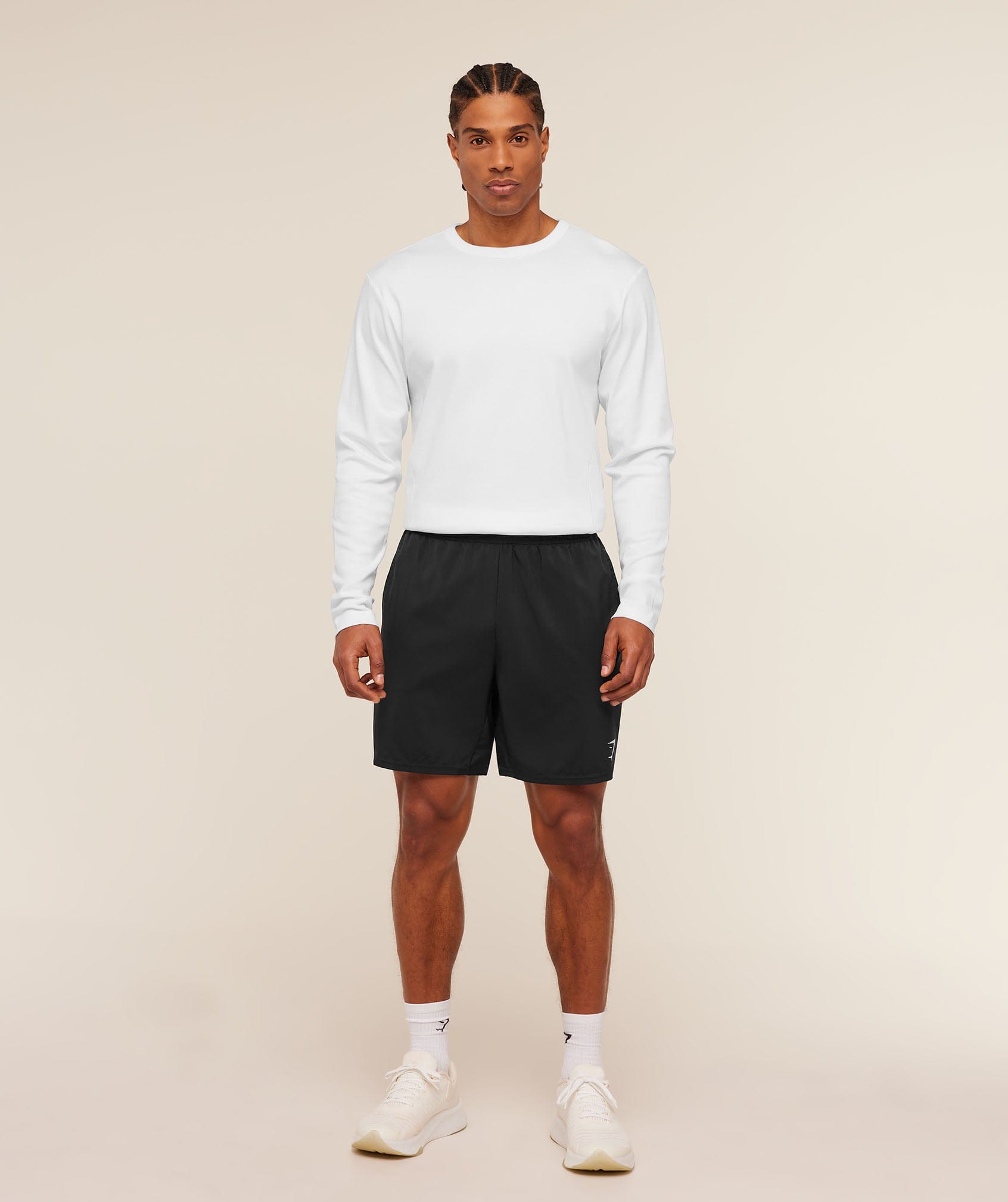 Gymshark Off Duty Long Sleeve T-Shirt White