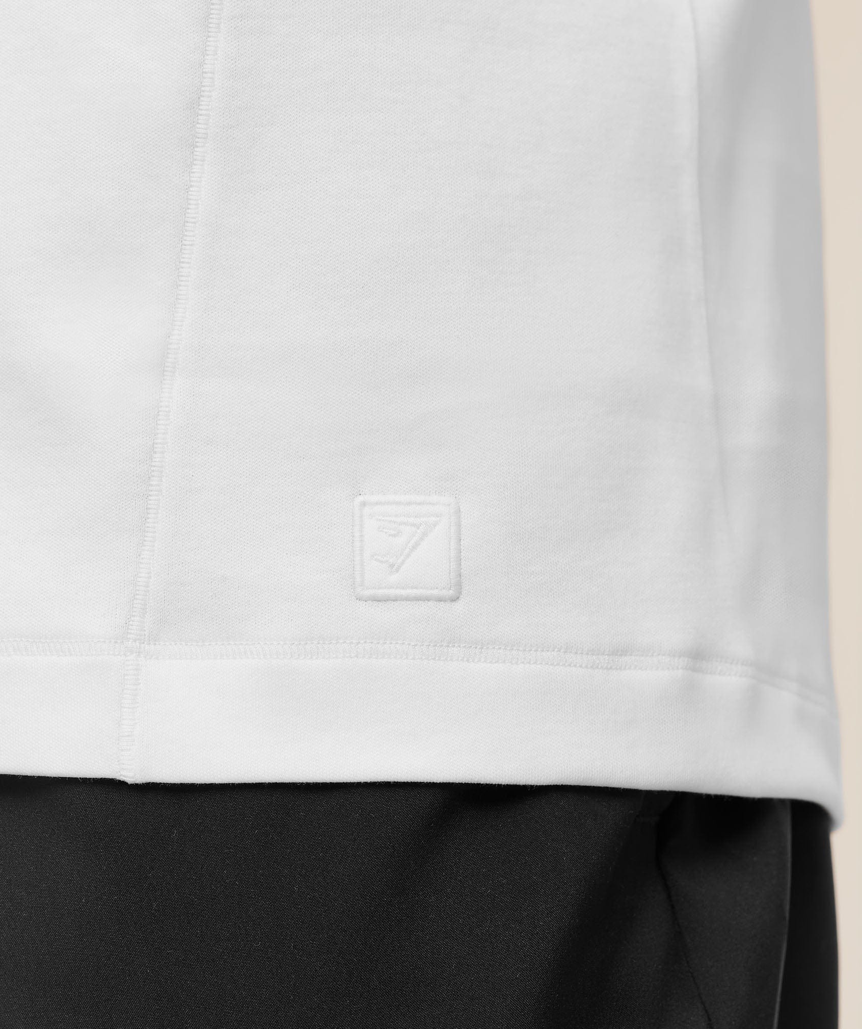 Gymshark Off Duty Long Sleeve T-Shirt White