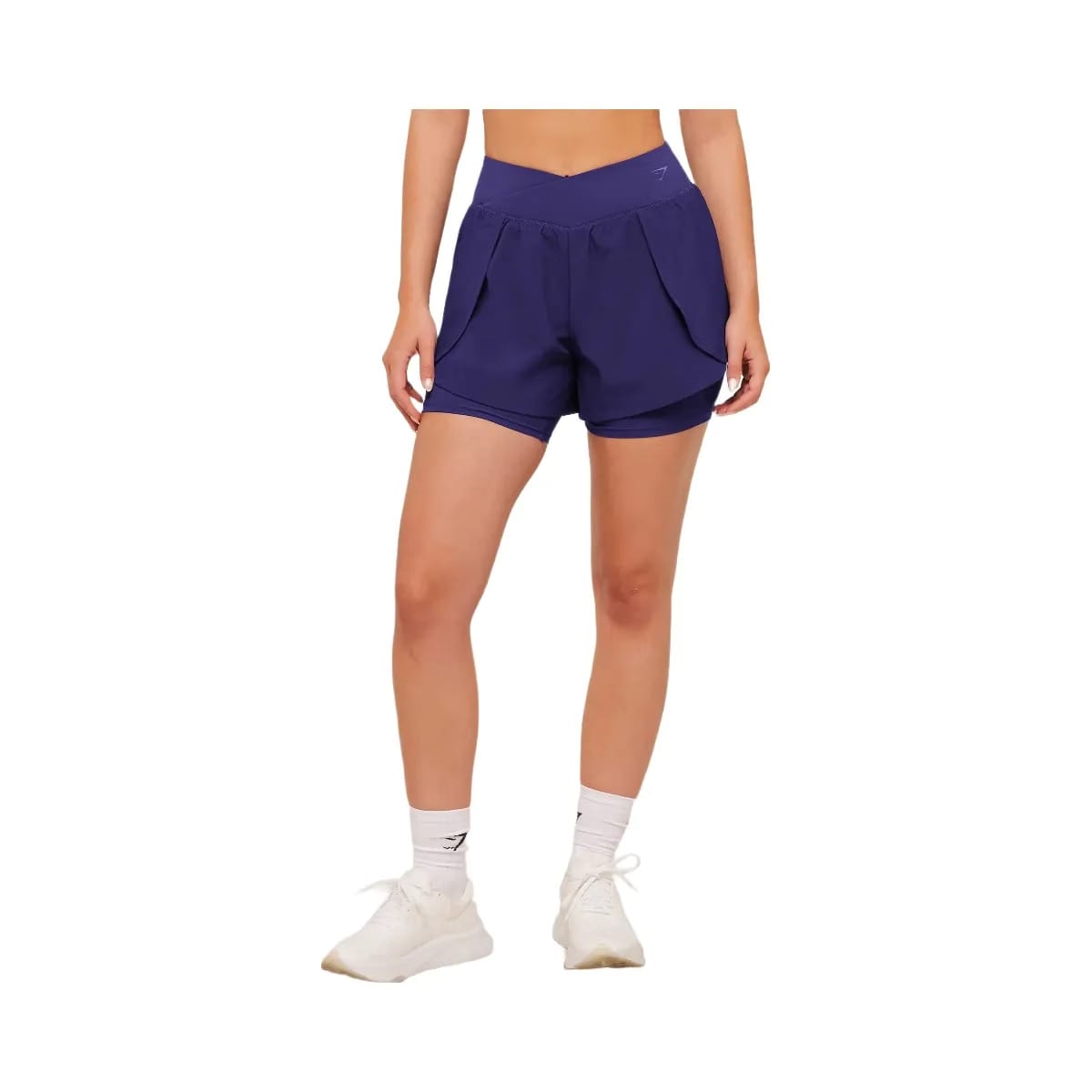Gymshark Crossover 2-in-1 Shorts "Indigo Purple"
