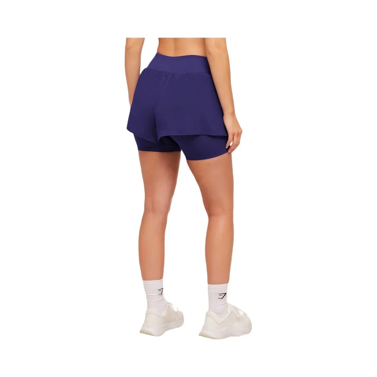 Gymshark Crossover 2-in-1 Shorts "Indigo Purple"