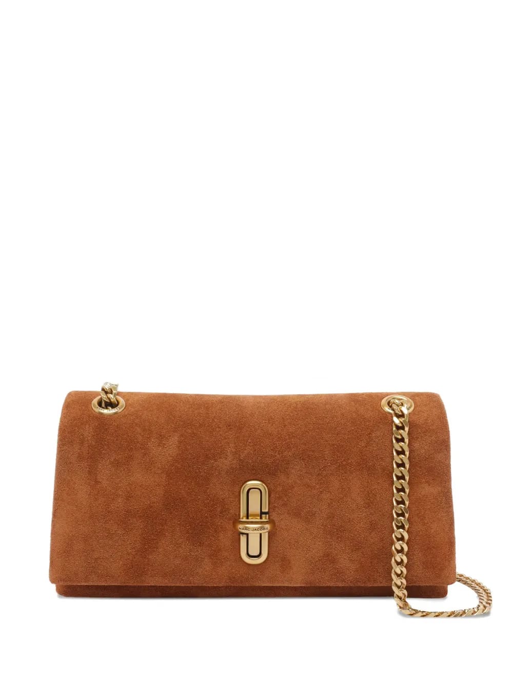 mini The Dual Chain suede shoulder bag