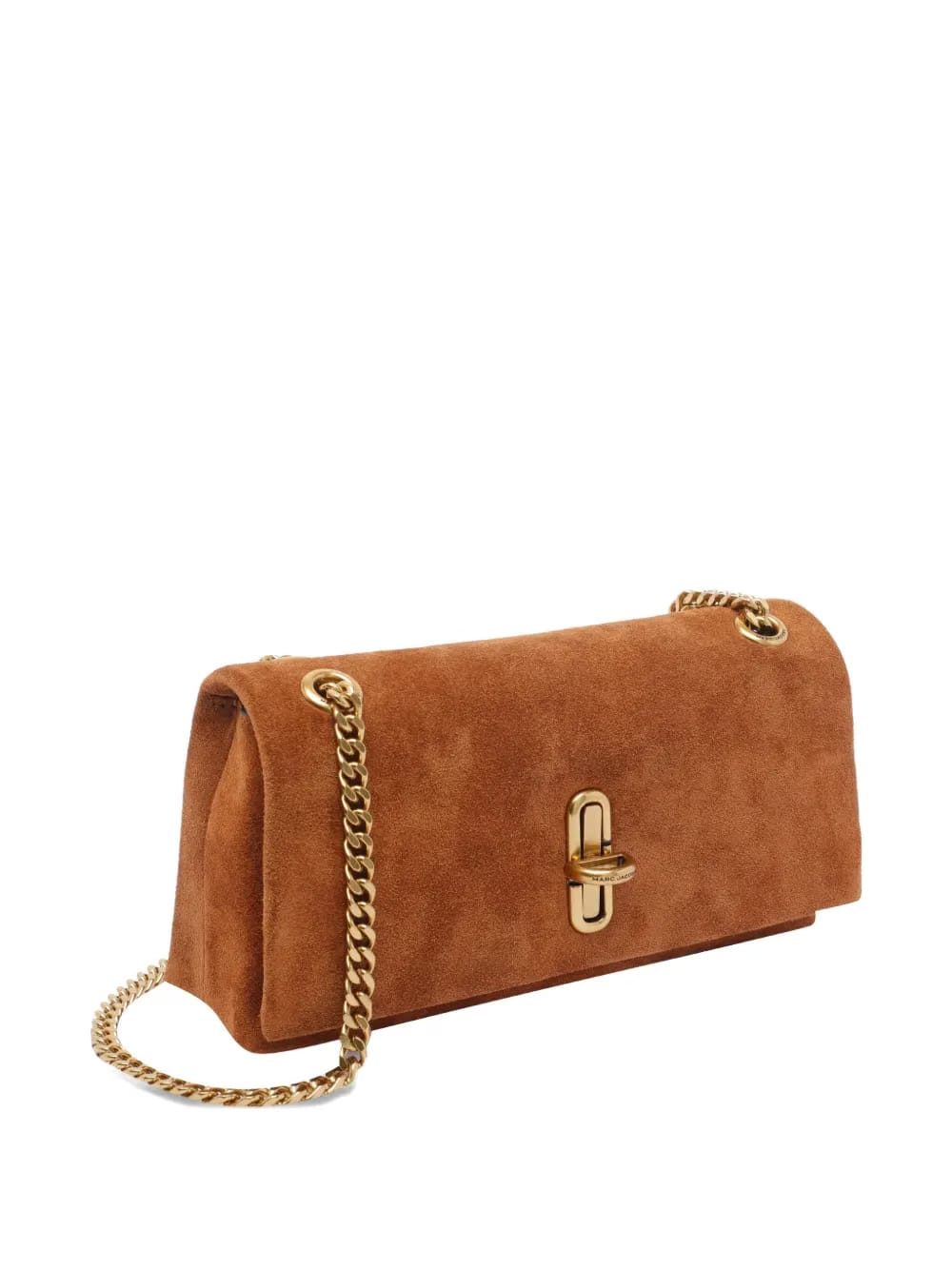 mini The Dual Chain suede shoulder bag