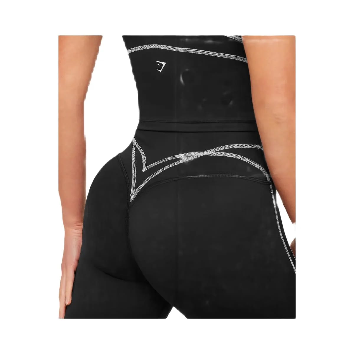 Gymshark Volt Leggings "Black White"