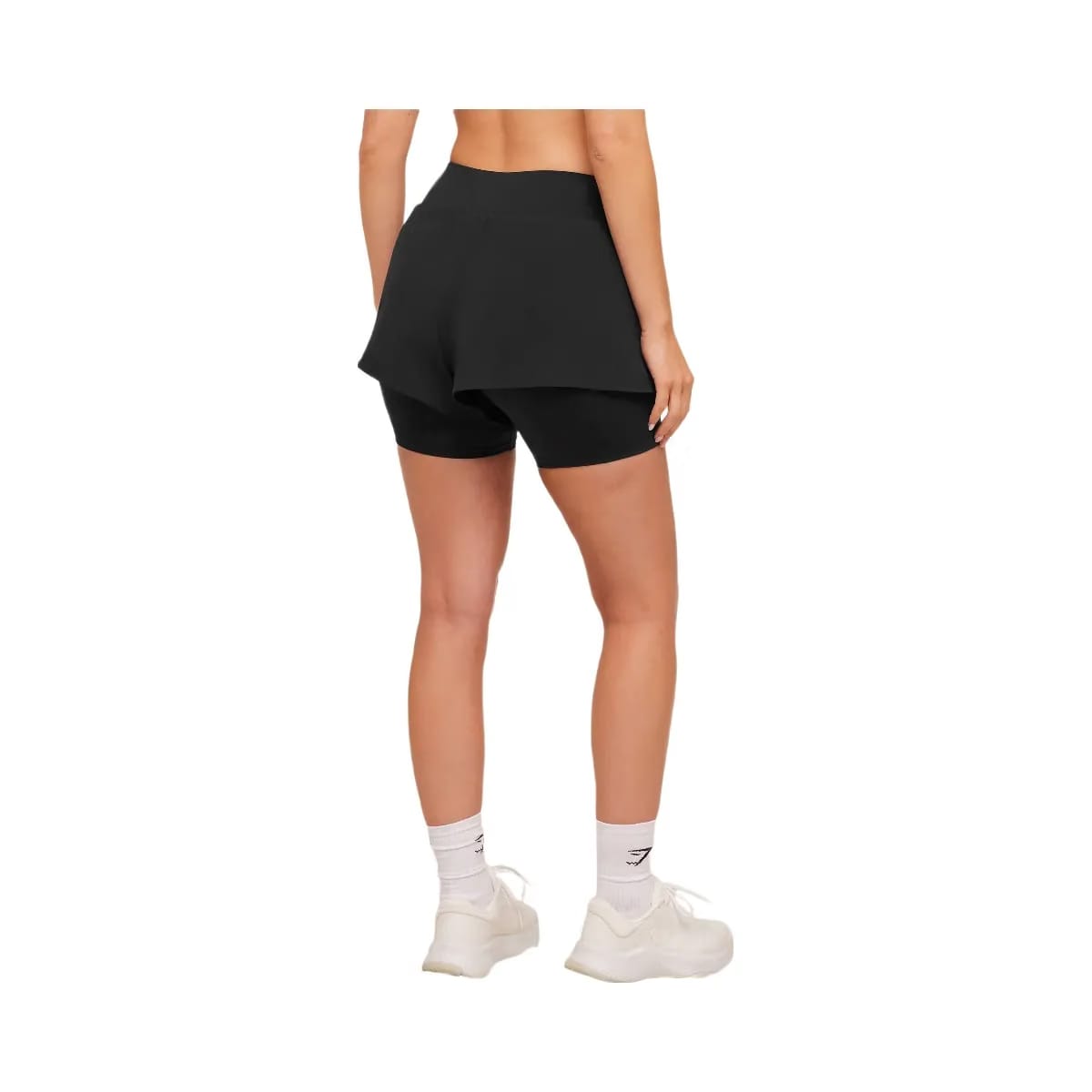 Gymshark Crossover 2-in-1 Shorts "Black"