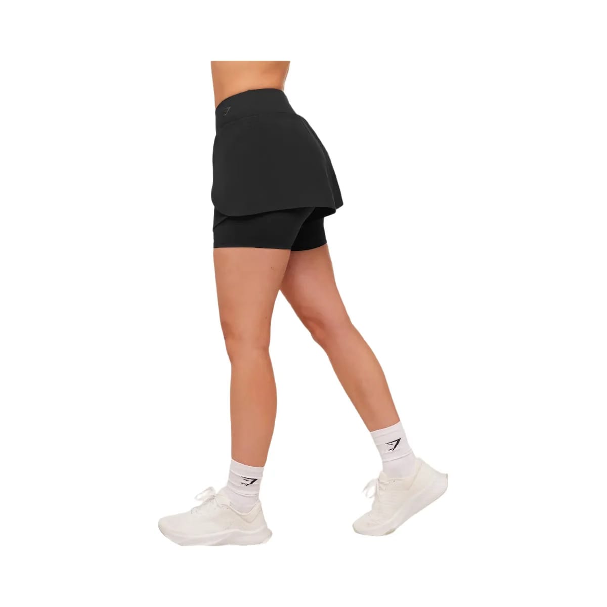 Gymshark Crossover 2-in-1 Shorts "Black"