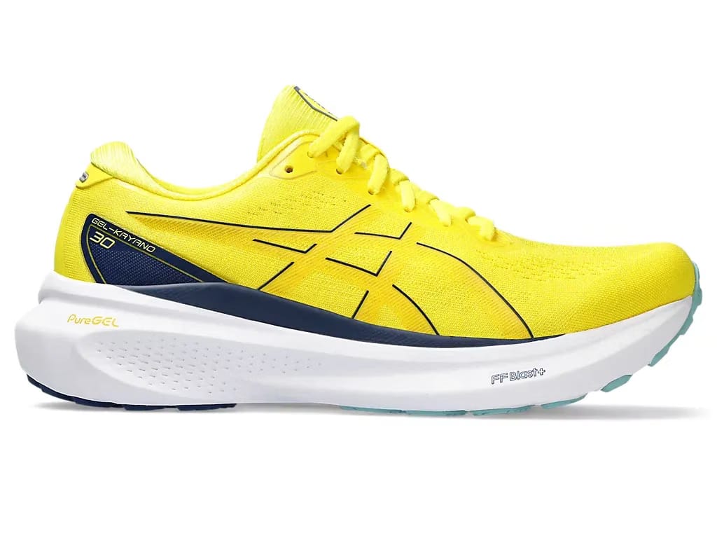Asics Gel Kayano 30 Bright Yellow Blue Expanse