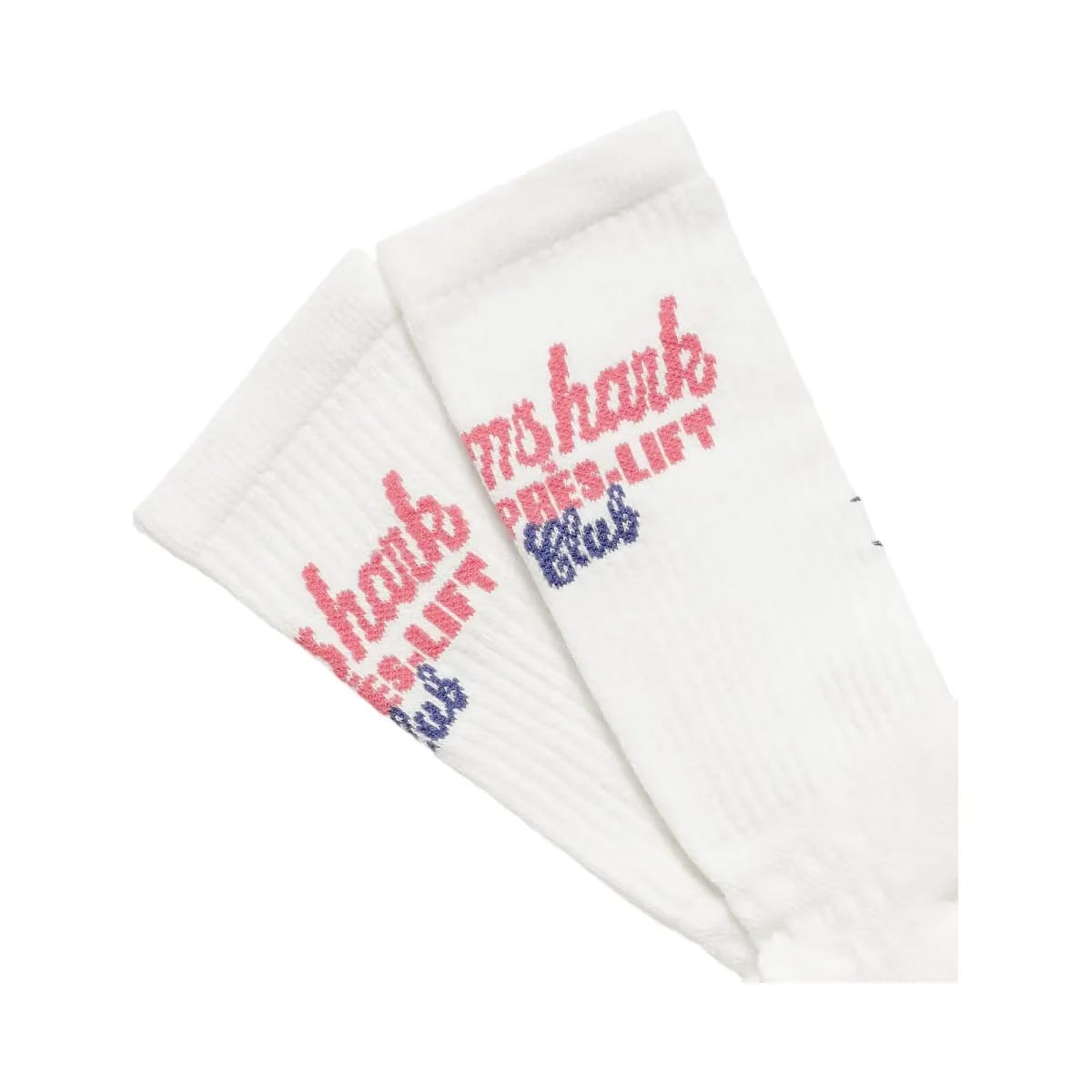 Gymshark Apres Lift Graphic Crew Sock Single "Soft White"
