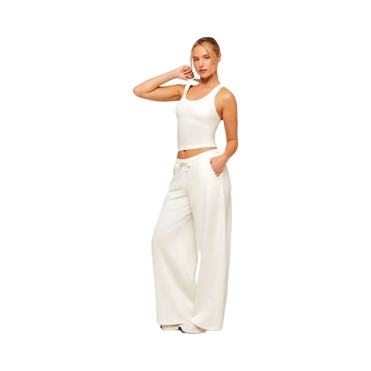 Gymshark FeatherForm Tank "Soft White"